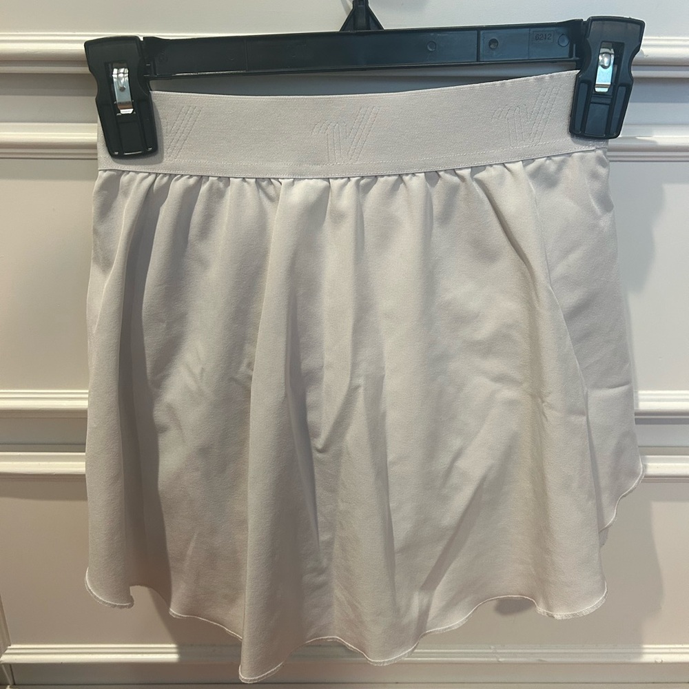 Varsity White Skirt - Picture 2 of 6